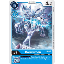 Digimon_TCG_ST2-06_Garurumon_Uncommon_Sinister_Order_Card_Game