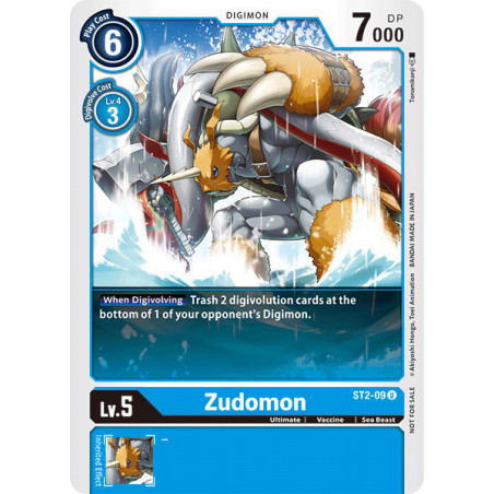 Digimon_TCG_ST2-09_AA_Zudomon_Alternative_Art_Sinister_Order_Card_Game