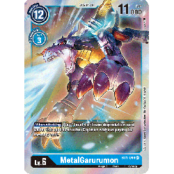 Digimon_TCG_BT1-044_MetalGarurumon_Super_Rare_New_Evolution_Card_Game