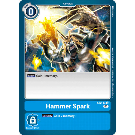 Digimon_TCG_ST2-13_AA_V2_Hammer_Spark_Alternative_Art_Sinister_Order_Card_Game