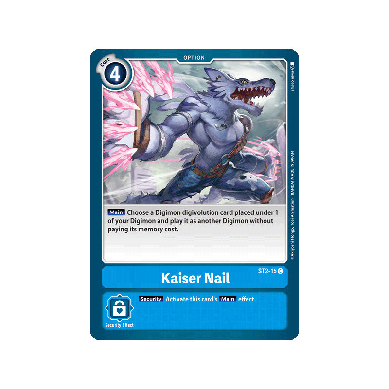 Digimon_TCG_ST2-15_Kaiser_Nail_Common_Sinister_Order_Card_Game