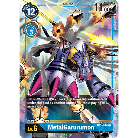 Digimon_TCG_BT1-044_AA_MetalGarurumon_Alternative_Art_New_Evolution_Card_Game