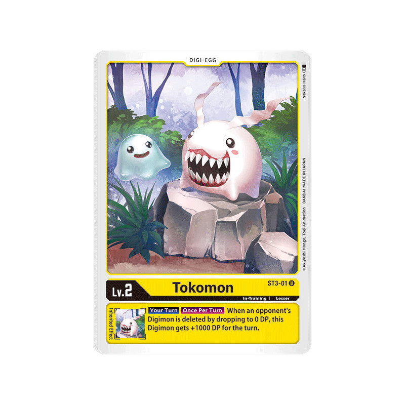 Digimon_TCG_ST3-01_Tokomon_Uncommon_Sinister_Order_Card_Game