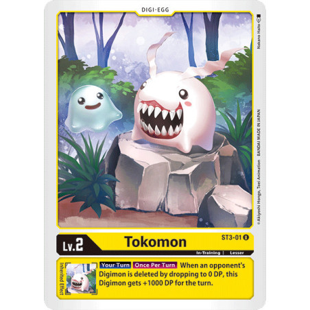 Digimon_TCG_ST3-01_Tokomon_Uncommon_Sinister_Order_Card_Game