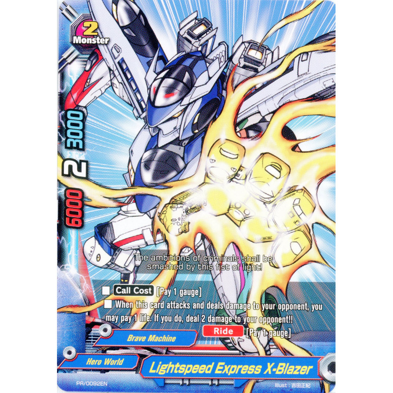 buddyfight-tcg-card-h-eb01-pr-0092en-pr-lightspeed-express-x-blazer-miracle-impack