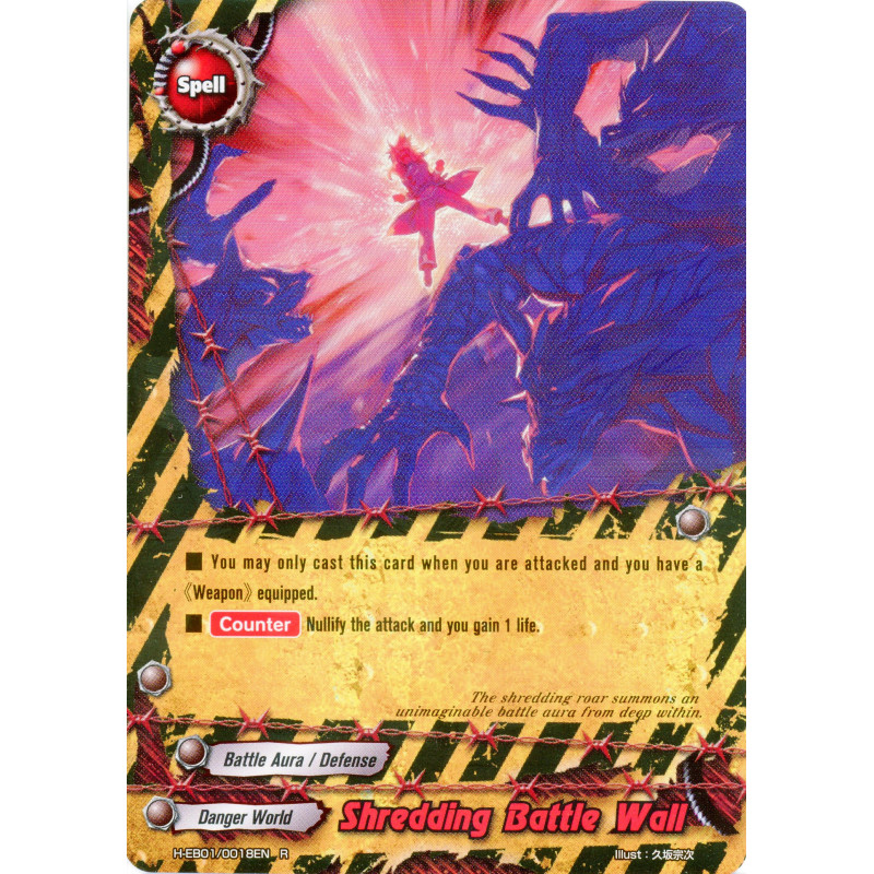 buddyfight-tcg-card-foil-h-eb01-0018en-foil-shredding-battle-wall-miracle-impack