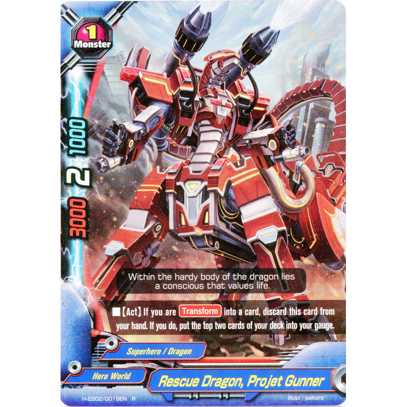 buddyfight-tcg-card-foil-h-eb02-0019en-foil-rescue-dragon-projet-gunner-shadow-vs-hero