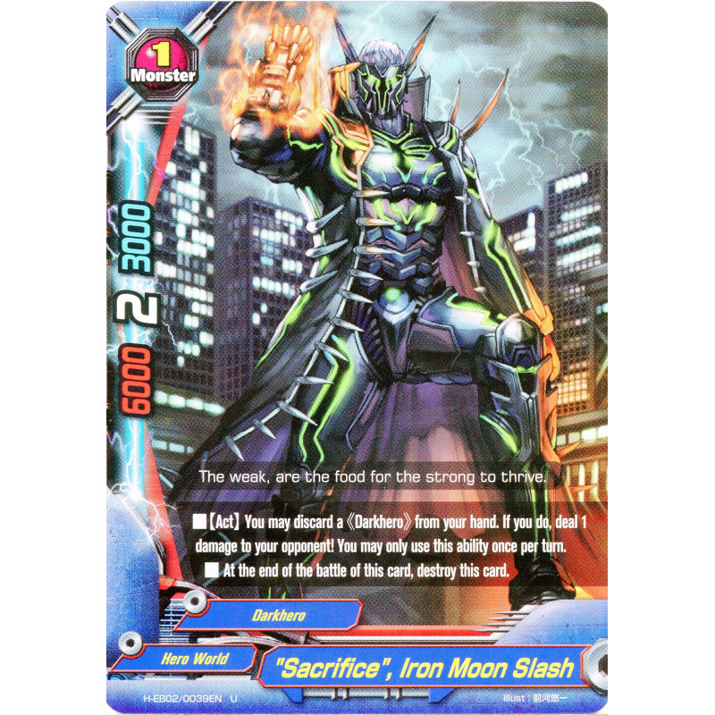 buddyfight-tcg-card-foil-h-eb02-0039en-foil-sacrifice-iron-moon-slash-shadow-vs-hero