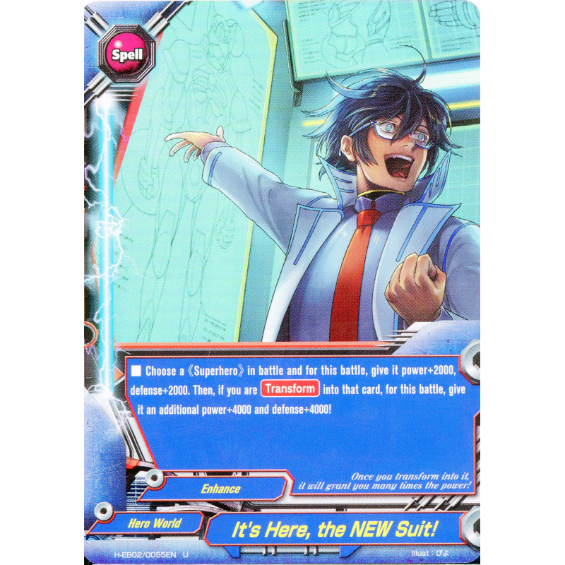 buddyfight-tcg-card-foil-h-eb02-0055en-foil-it-s-here-the-new-suit-shadow-vs-hero