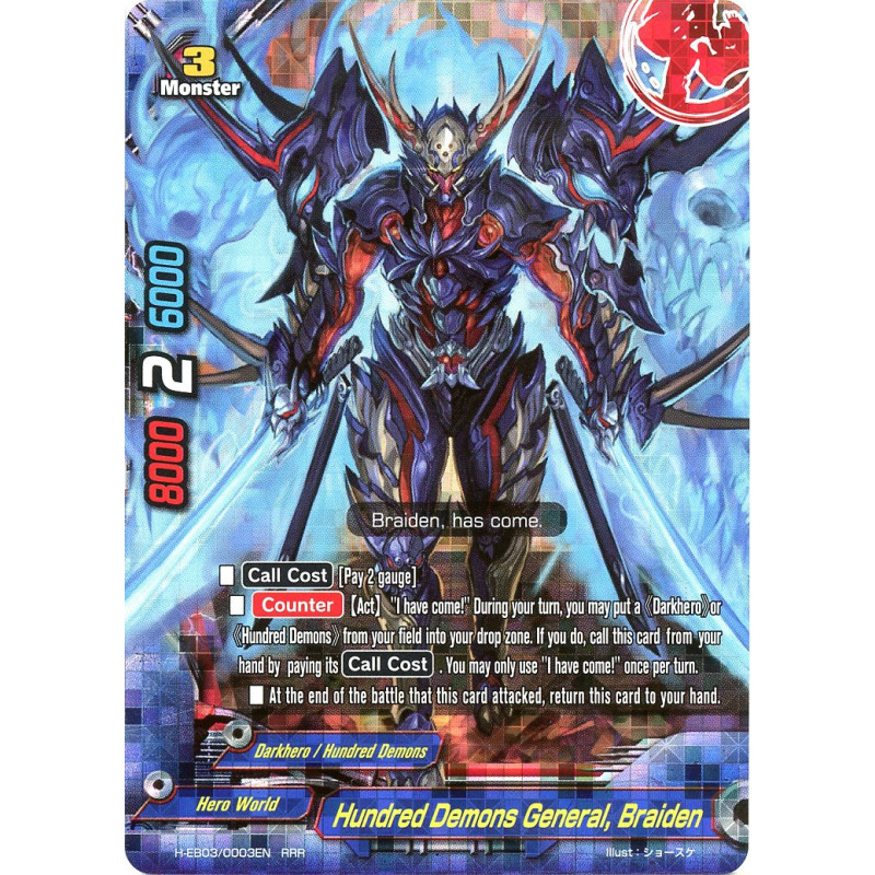 buddyfight-tcg-card-h-eb03-0003en-rrr-hundred-demons-general-braiden-lord-of-hundred-thunders