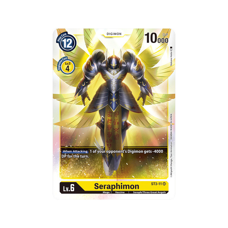 Digimon_TCG_ST3-11_Seraphimon_Super_Rare_Sinister_Order_Card_Game