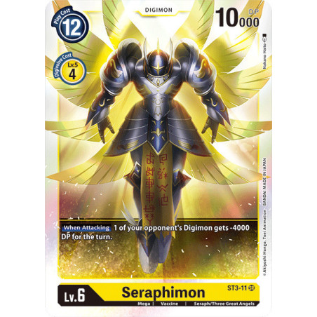 Digimon_TCG_ST3-11_Seraphimon_Super_Rare_Sinister_Order_Card_Game