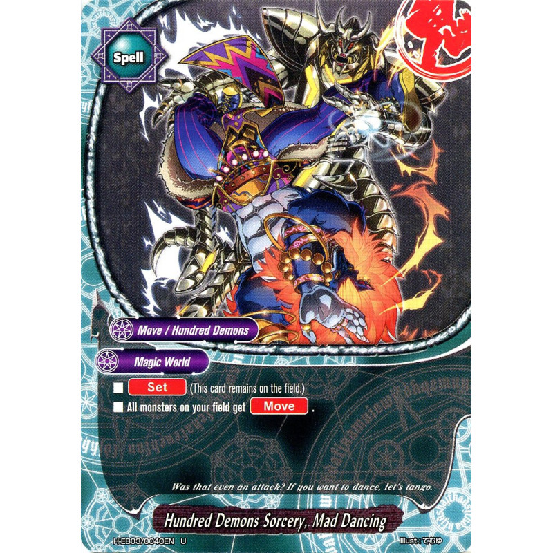 buddyfight-tcg-card-h-eb03-0040en-u-hundred-demons-sorcery-mad-dancing-lord-of-hundred-thunders