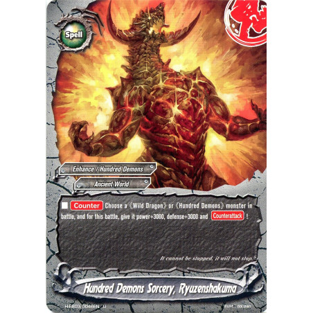 buddyfight-tcg-card-h-eb03-0046en-u-hundred-demons-sorcery-ryuzenshakuma-lord-of-hundred-thunders