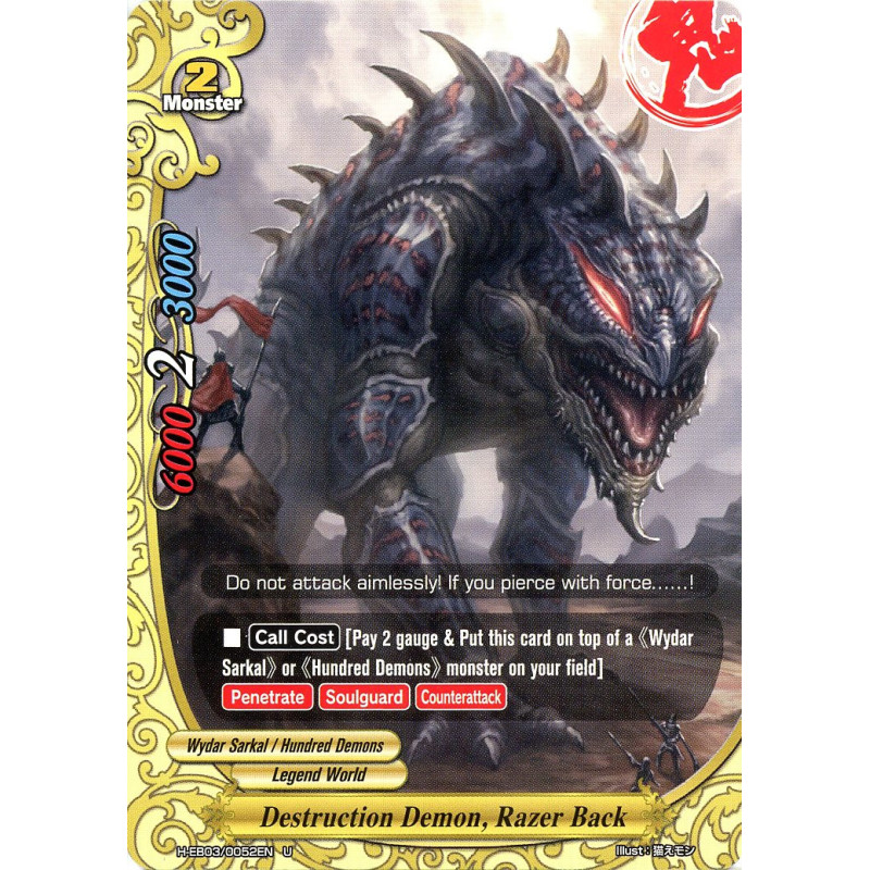 buddyfight-tcg-card-h-eb03-0052en-u-destruction-demon-razer-back-lord-of-hundred-thunders