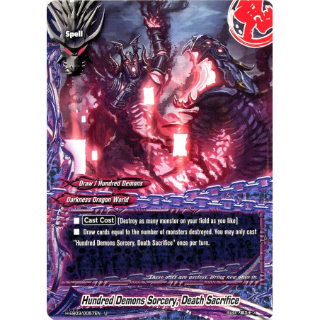 buddyfight-tcg-card-h-eb03-0057en-u-hundred-demons-sorcery-death-sacrifice-lord-of-hundred-thunders