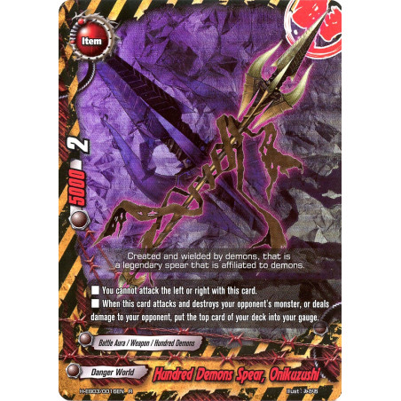 buddyfight-tcg-card-foil-h-eb03-0016en-foil-hundred-demons-spear-onikuzushi-lord-of-hundred-thunders