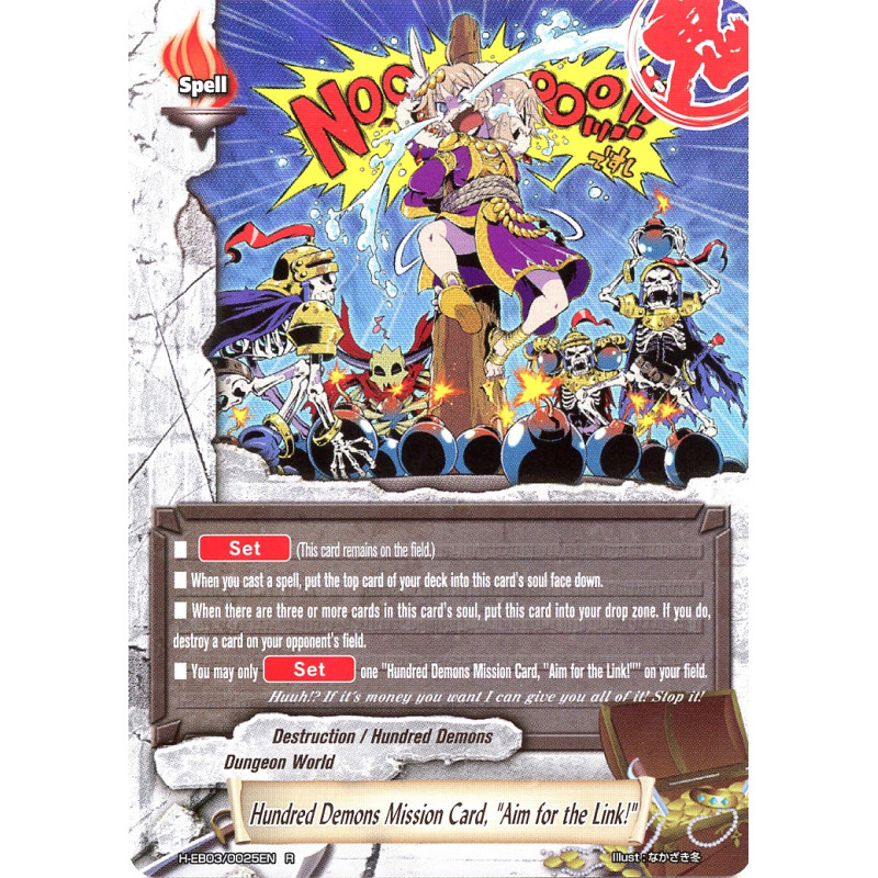 buddyfight-tcg-card-foil-h-eb03-0025en-foil-hundred-demons-mission-card-aim-for-the-link-lord-of-hundred-thunders