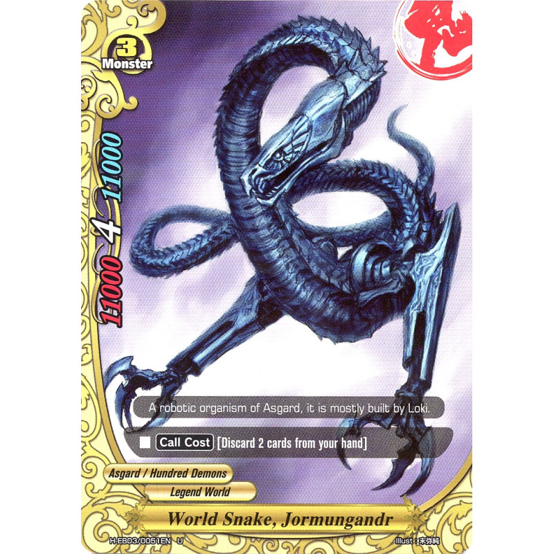 buddyfight-tcg-card-foil-h-eb03-0051en-foil-world-snake-jormungandr-lord-of-hundred-thunders