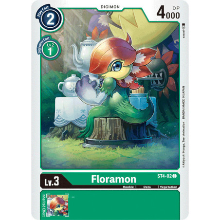 Digimon_TCG_ST4-02_Floramon_Common_Sinister_Order_Card_Game
