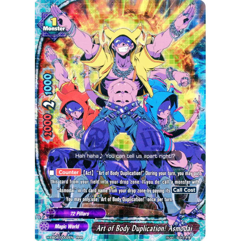 buddyfight-tcg-card-h-eb04-0002en-rrr-art-of-body-duplication-asmodai-buddy-allstars