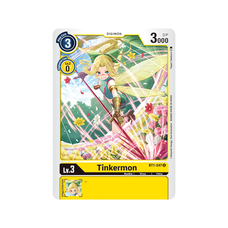 Digimon_TCG_BT1-047_Tinkermon_Uncommon_New_Evolution_Card_Game