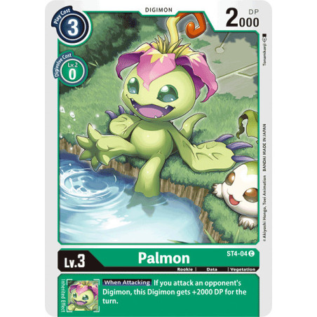 Digimon_TCG_ST4-04_Palmon_Common_Sinister_Order_Card_Game