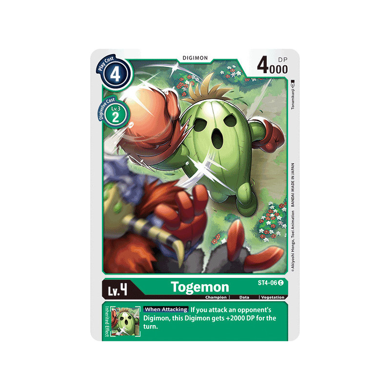Digimon_TCG_ST4-06_Togemon_Common_Sinister_Order_Card_Game