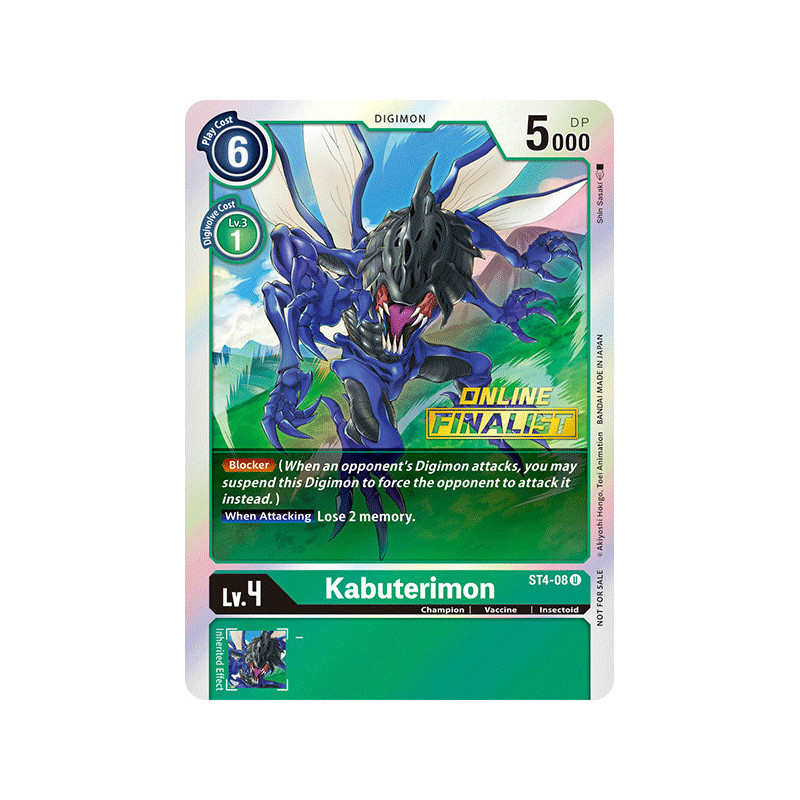 Digimon_TCG_ST4-08_AA_V2_Kabuterimon_Alternative_Art_Sinister_Order_Card_Game