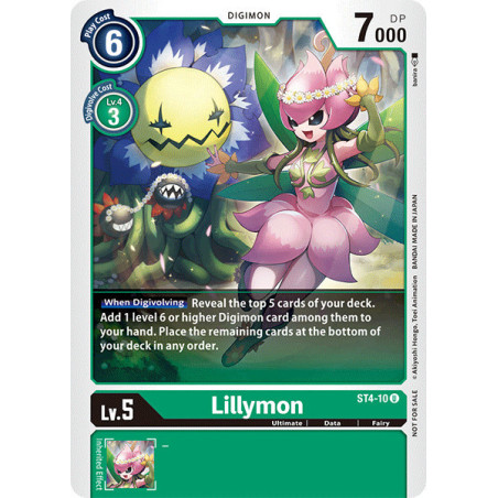 Digimon_TCG_ST4-10_AA_Lillymon_Alternative_Art_Sinister_Order_Card_Game