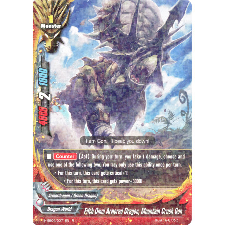 buddyfight-tcg-card-foil-h-eb04-0071en-r-fifth-omni-armored-dragon-mountain-crush-gon-buddy-allstars