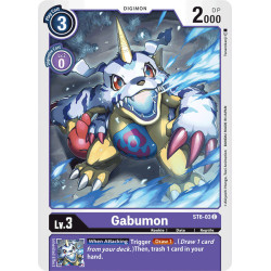 Digimon_TCG_ST6-03_Gabumon_Uncommon_Sinister_Order_Card_Game