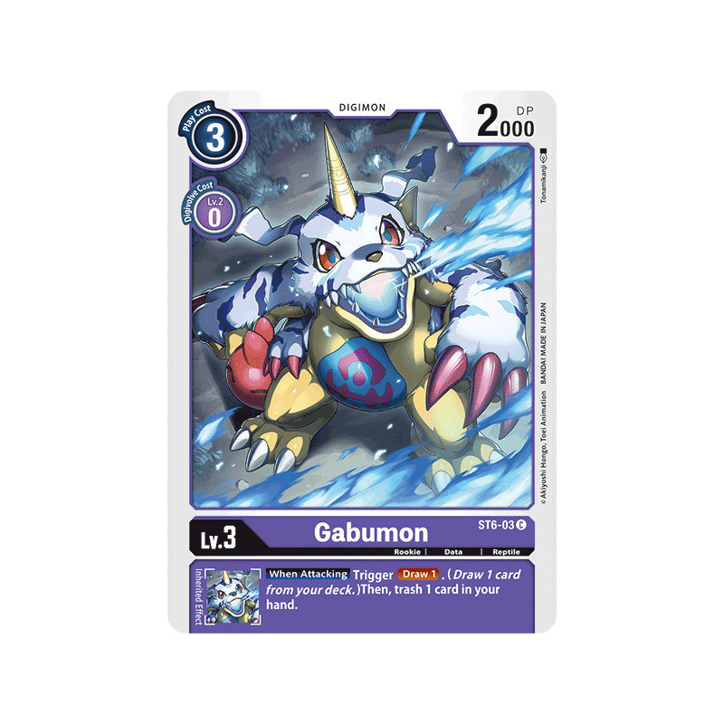 Digimon_TCG_ST6-03_Gabumon_Uncommon_Sinister_Order_Card_Game