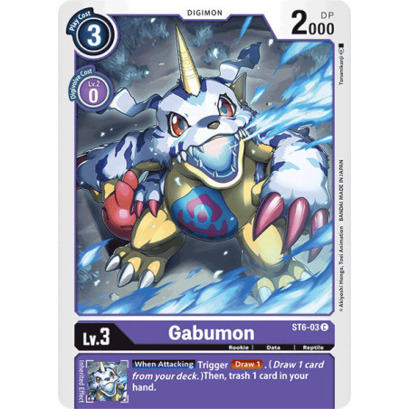 Digimon_TCG_ST6-03_Gabumon_Uncommon_Sinister_Order_Card_Game