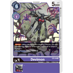 Digimon_TCG_ST6-08_Devimon_Uncommon_Sinister_Order_Card_Game
