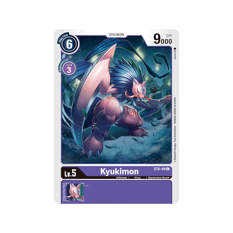 Digimon_TCG_ST6-09_Kyukimon_Common_Sinister_Order_Card_Game