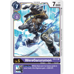 Digimon_TCG_ST6-11_WereGarurumon_Rare_Sinister_Order_Card_Game