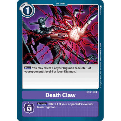 Digimon_TCG_ST6-15_Death_Claw_Common_Sinister_Order_Card_Game