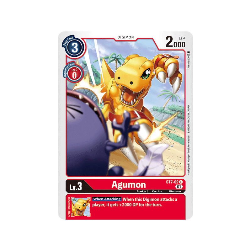 Digimon_TCG_ST7-02_Agumon_Common_Sinister_Order_Card_Game
