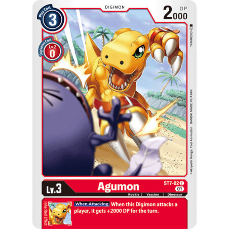 Digimon_TCG_ST7-02_Agumon_Common_Sinister_Order_Card_Game