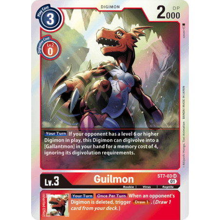Digimon_TCG_ST7-03_Guilmon_Super_Rare_Sinister_Order_Card_Game