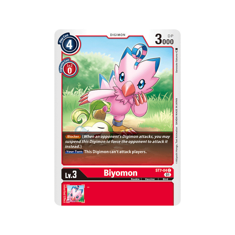 Digimon_TCG_ST7-04_Biyomon_Common_Sinister_Order_Card_Game