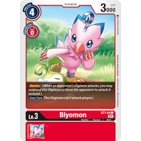 Digimon_TCG_ST7-04_Biyomon_Common_Sinister_Order_Card_Game