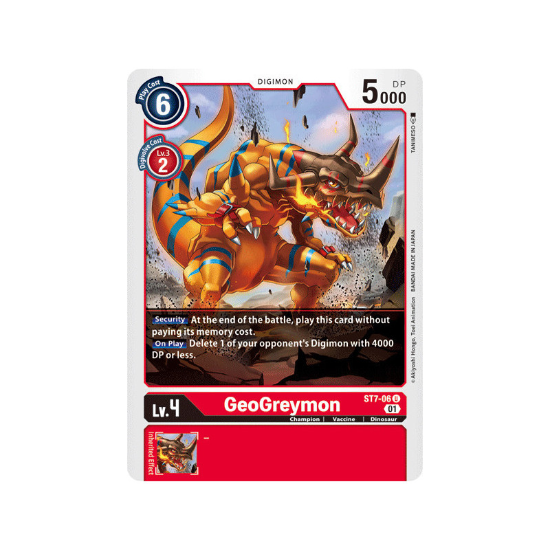 Digimon_TCG_ST7-06_GeoGreymon_Uncommon_Sinister_Order_Card_Game