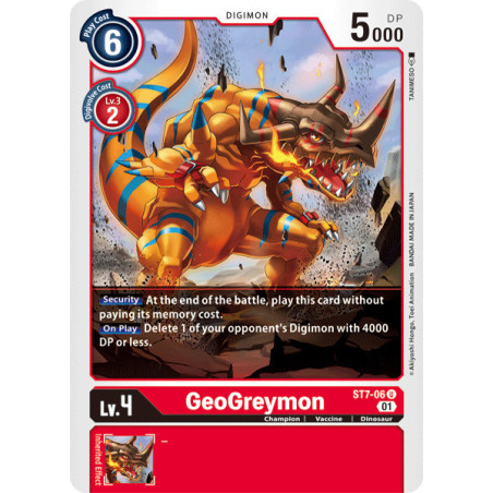 Digimon_TCG_ST7-06_GeoGreymon_Uncommon_Sinister_Order_Card_Game