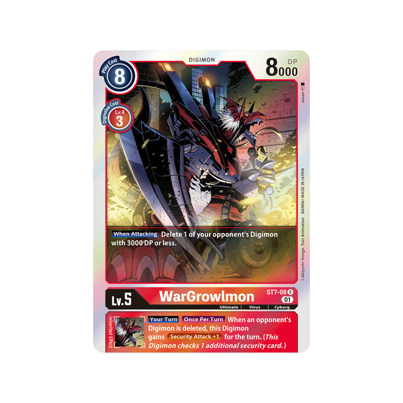 Digimon_TCG_ST7-08_WarGrowlmon_Rare_Sinister_Order_Card_Game