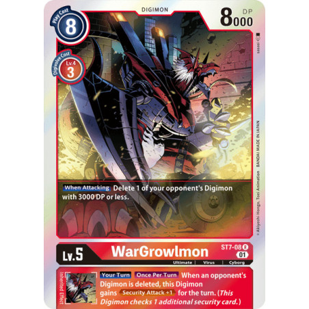 Digimon_TCG_ST7-08_WarGrowlmon_Rare_Sinister_Order_Card_Game