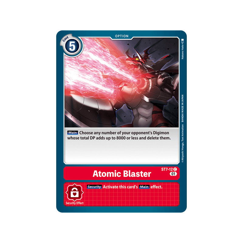 Digimon_TCG_ST7-12_Atomic_Blaster_Common_Sinister_Order_Card_Game