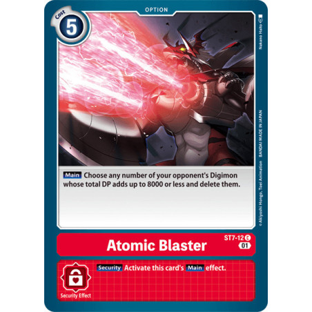 Digimon_TCG_ST7-12_Atomic_Blaster_Common_Sinister_Order_Card_Game