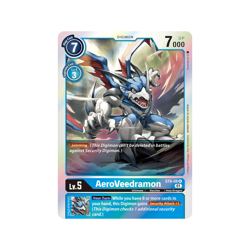 Digimon_TCG_ST8-08_AeroVeedramon_Rare_Sinister_Order_Card_Game